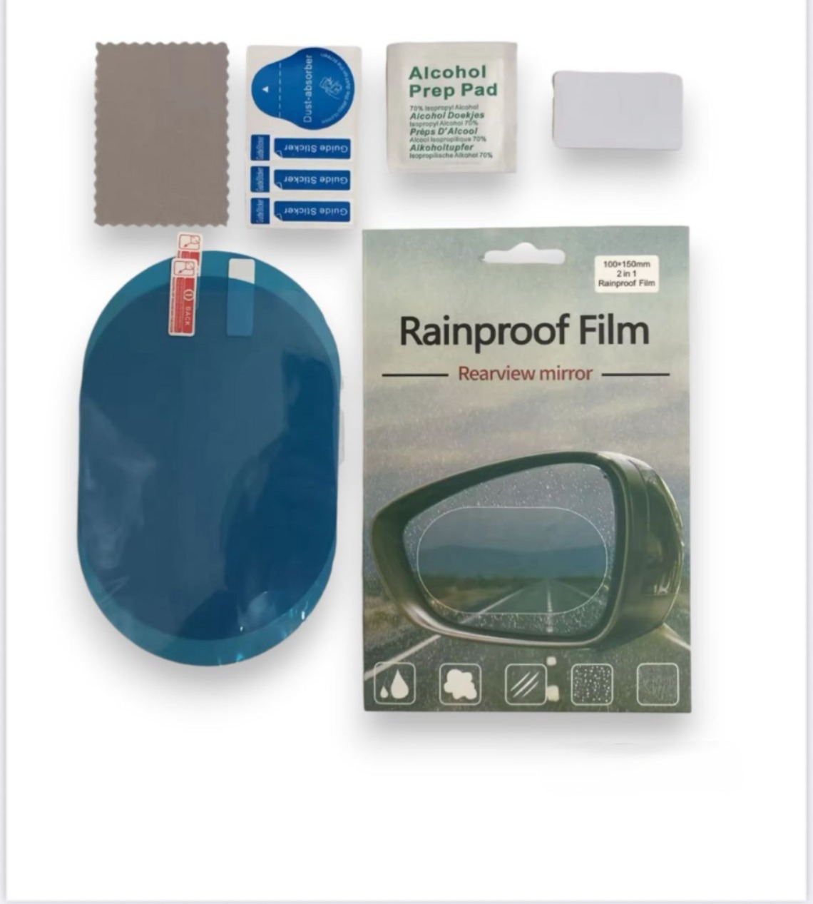 lamina Antiempañante  para espejo